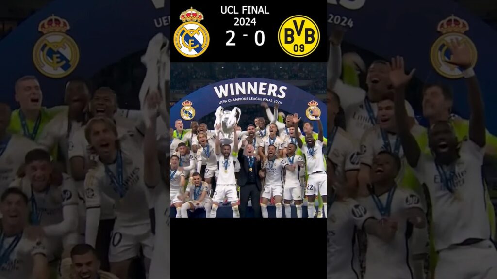 Real Madrid 2-0 Borussia Dortmund 🔥🔥 UCL Final 2024 | Highlights