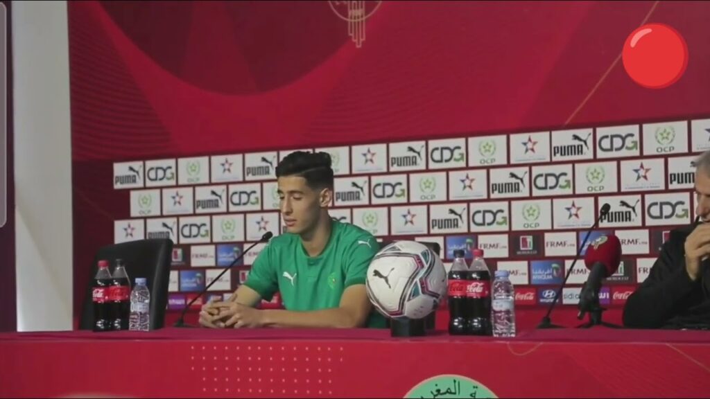 Conférence De Presse Wahid Khalilozitch Nayef Aguerd Match Maroc Congo #maroc #congo