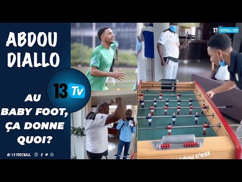 Abdou Diallo et les 1ères parties de babyfoot dans la tanière!
