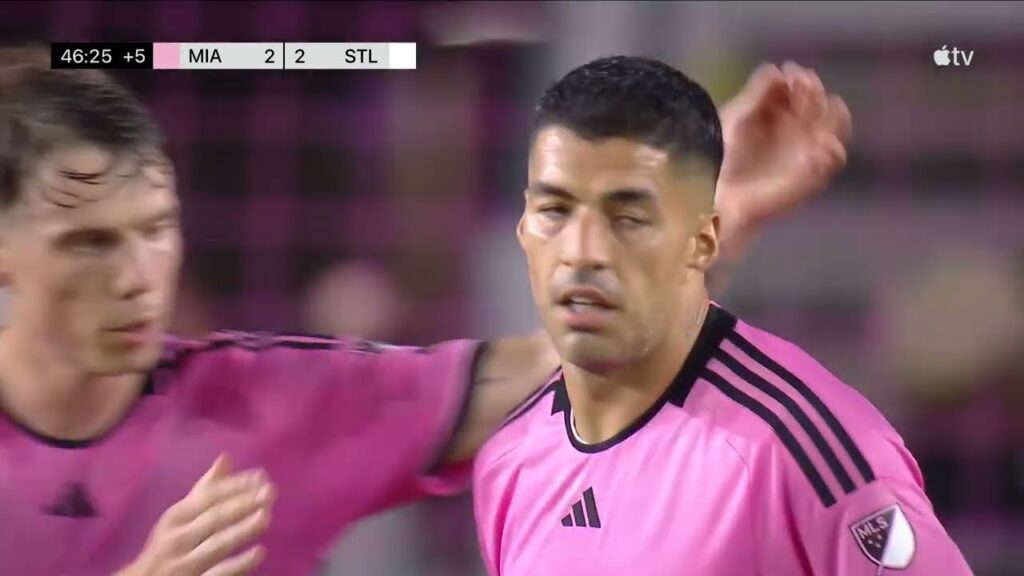 Luis Suárez CLUTCH Equalizer 2-2 vs St. Louis CITY SC