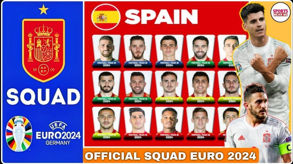Spain OFFICIAL Squad For EURO 2024 Germany | UEFA EURO 2024 | Spain Squad 2024