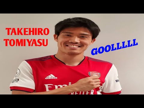 Gol Takehiro Tomiyasu vs AC Milan / pemain anyar Arsenal 😮😱