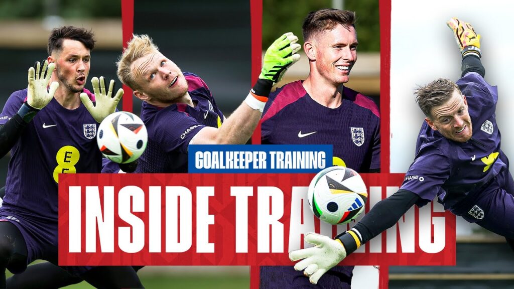 GK's ON FIRE! Ramsdale v Pickford v Trafford v Henderson GK Battle! | Inside Training | GK 🧤
