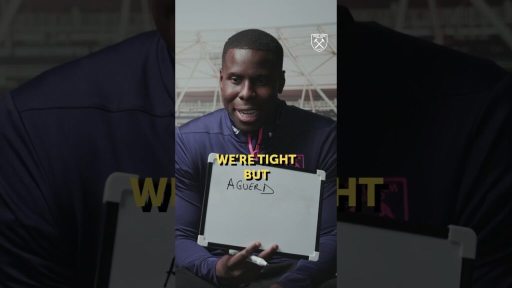 Kurt Zouma on Nayef Aguerd 🤝 #football #shorts