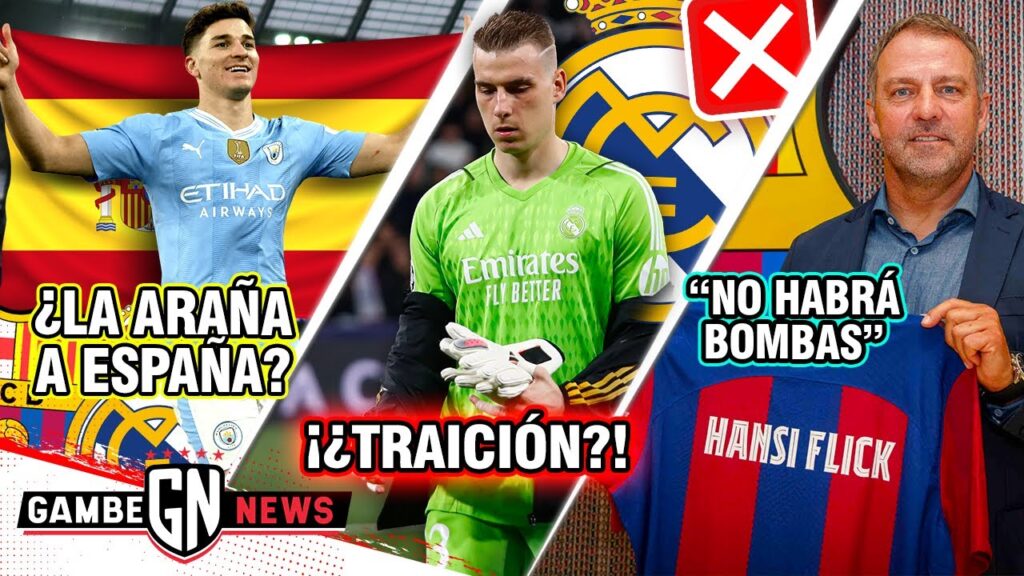 GRANDE DE ESPAÑA x JULIÁN😱| ASÍ TRAICIONARÍA LUNIN a MADRID😨| BARÇA DESCARTA IR x B0MBAZ0S🤯