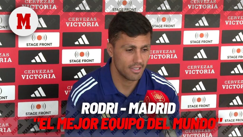 Rodri: "El Madrid ha vuelto a demostrar que es el mejor equipo del mundo" I MARCA