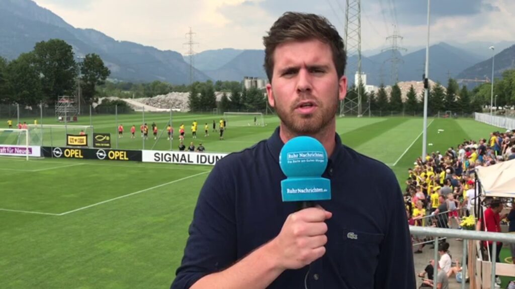 Axel Witsel absolviert sein erstes BVB-Training