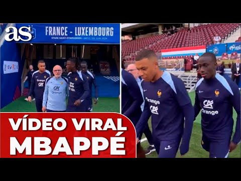 MBAPPÉ, CAMAVINGA Y MENDY entrenando juntos con FRANCIA | REAL MADRID