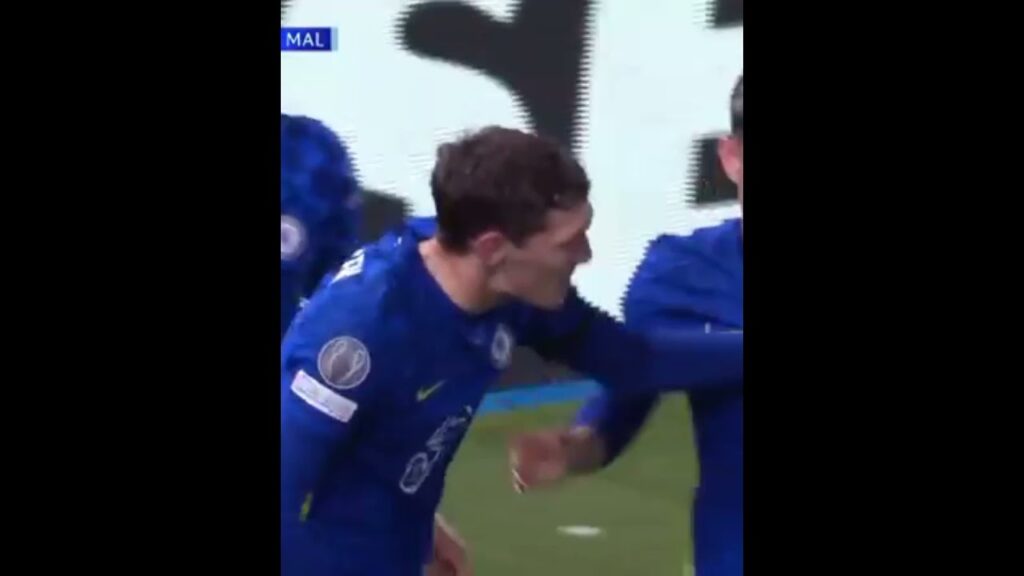 Christensen First Ever Chelsea Goal ⚽🔥 - #chelsea Vs #malmo | #shorts #ucl #championsleague