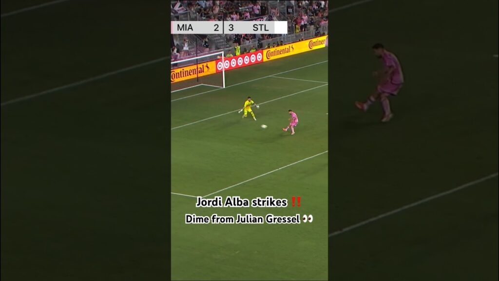 Jordi Alba STRIKES off dime pass from Julian Gressel