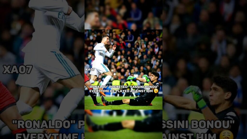 Ronaldo Owns Yassine Bounou🥶🥱 #shorts #ronaldo #messi #shortsvideo