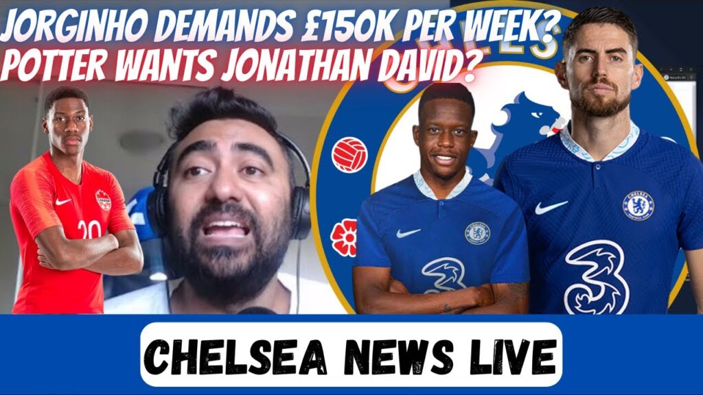 Jorginho WANTS £150,000 A Week? Potter WANTS Jonathan David? Up next Brentford!! Chelsea News Live