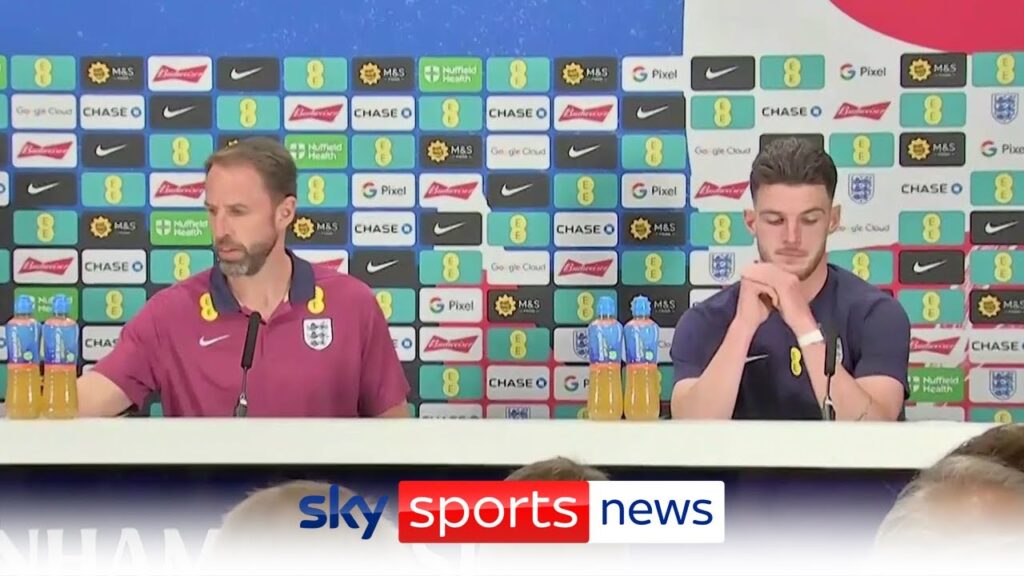 Gareth Southgate & Declan Rice's press conference after England's Euro 2024 squad announcement