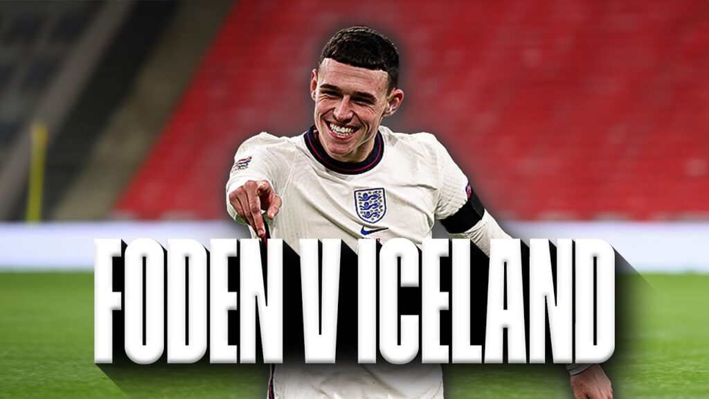 EVERY TOUCH | Phil Foden's 2 Goals and 1 Assist v Iceland |  2018 UEFA Nations League | England