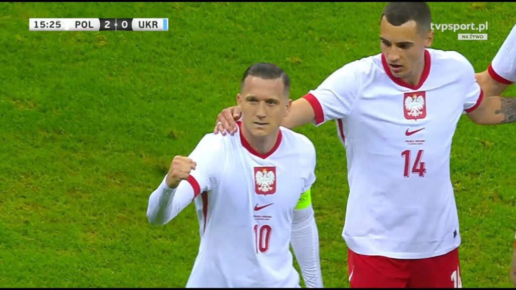 Bramka Piotr Zieliński | Polska vs Ukraina 2:0 Najważniejsze  | Międzynarodowy Przyjazny