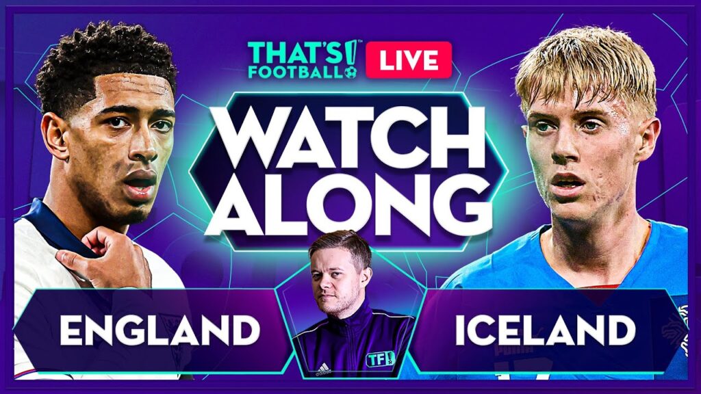 ENGLAND vs ICELAND LIVE with Mark Goldbridge
