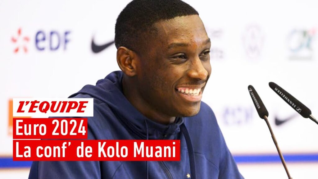 Euro 2024 - Randal Kolo Muani : "Je sens moins la pression ici en sélection"