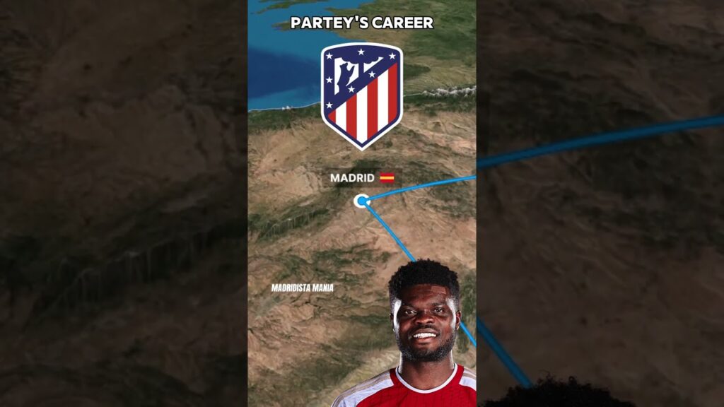 THOMAS PARTEY'S CAREER 🇬🇭 🇪🇸 🏴󠁧󠁢󠁥󠁮󠁧󠁿 #madridistamania #football #arsenal