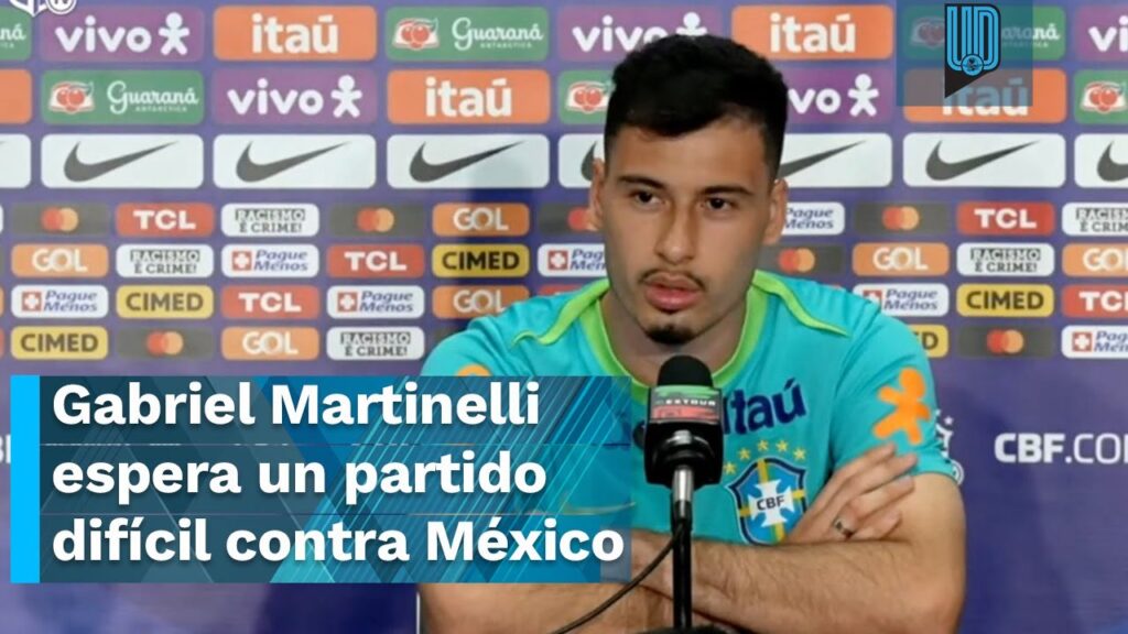 Gabriel Martinelli espera un partido difícil contra México I CONFERENCIA DE PRENSA