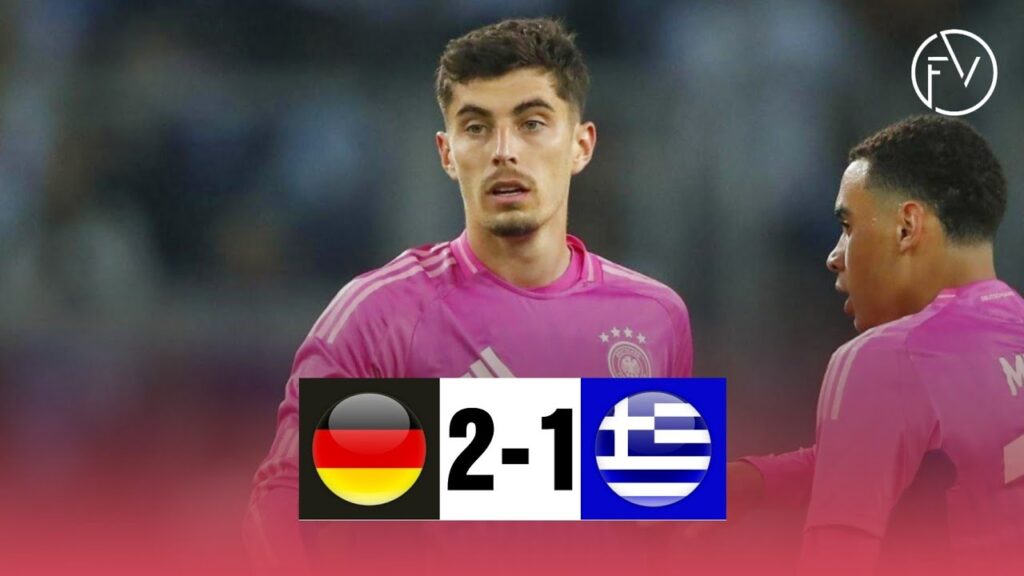Germany vs Greece (2-1) Highlights: Havertz & Gross Goals
