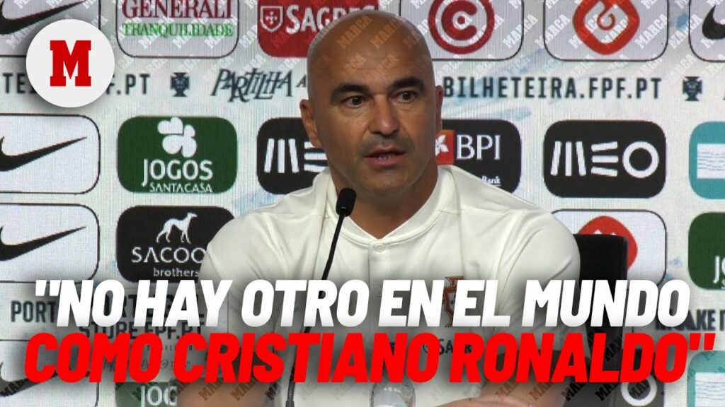Roberto Martínez: "No hay otro jugador que pueda aportar a un vestuario lo que aporta Cristiano"
