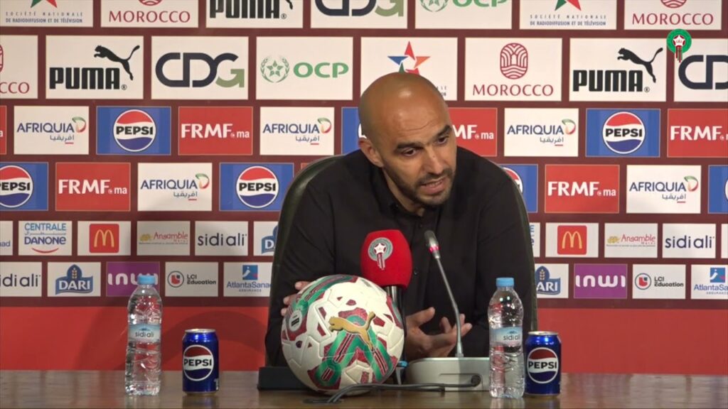 الندوة الصحافية للسيد وليد الركراكي بعد لقاء زامبيا