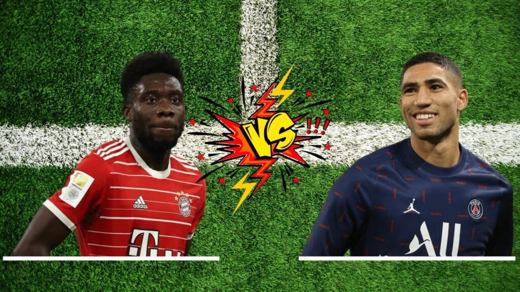 Alphonso Davies vs Achraf Hakimi⚽🔥