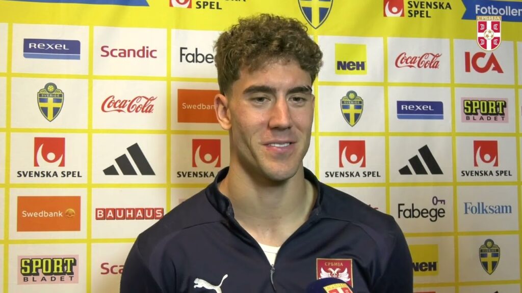 Dušan Vlahović | Švedska - Srbija 0:3 | Stokholm, 8. 6. 2024.