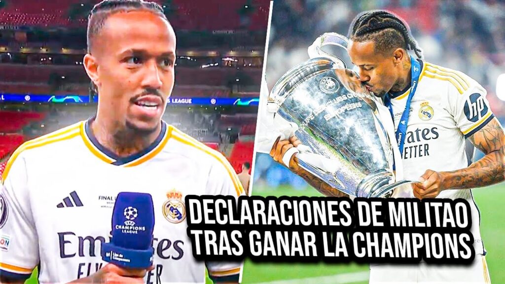 🔥 DECLARACIONES de MILITAO tras GANAR la FINAL de CHAMPIONS LEAGUE