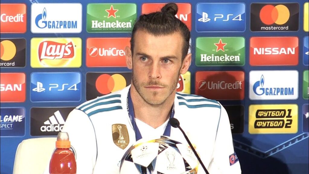 Gareth Bale Man Of The Match Press Conference - Champions League Final - Threatens To Leave Madrid