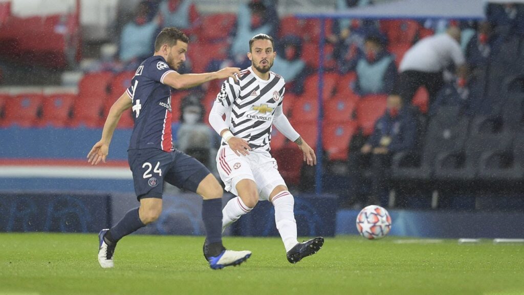 Alex Telles Debut Manchester United vs PSG