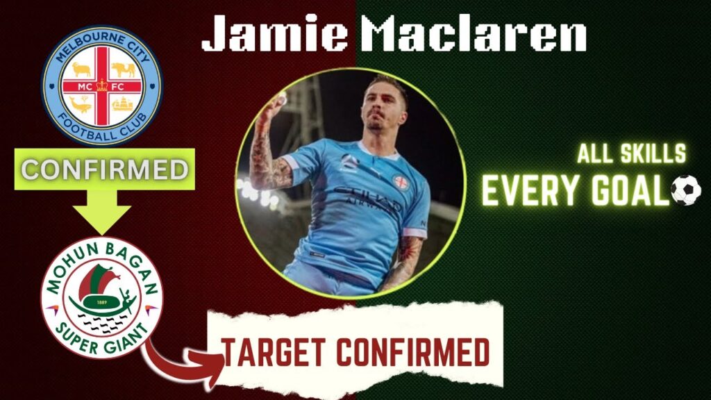 Jamie Maclaren Transfer to Mohun Bagan || Jamie Maclaren All Goals & Skills#mohunbagan #transfernews