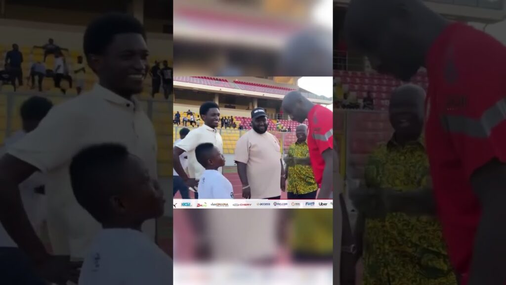 YAW DABO MEETS OTTO ADDO AND BLACK STARS AT BABA YARA STADIUM