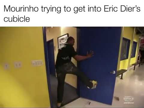 Jose Mourinho Trying Get Eric Dier out from the Toilet