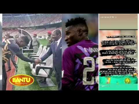 Affaire Marc Brys  - André Onana partage le message de Moumie Ngamaleu