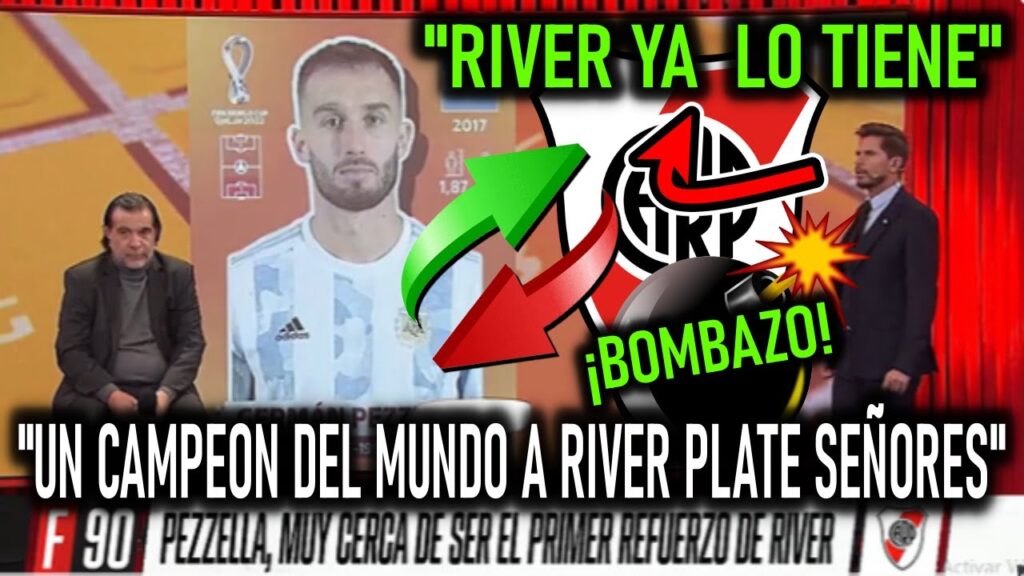 ¡BOMBAZO! ¿¡River REALIZA la PRIMER COMPRA del Mercado de Pases!? Caso German Pezzella a River Plate