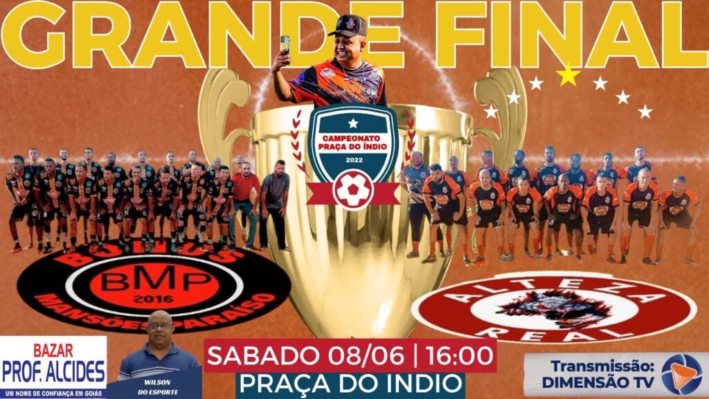 AO VIVO -  FINAL CAMPEONATO PRAÇA DO ÍNDIO - BÔNUS MANSÕES PARAÍSO X ALTEZA REAL - PRAÇA DO ÍNDIO
