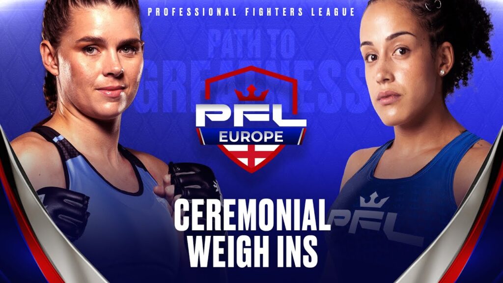 PFL Europe Newcastle: Ceremonial Weigh Ins