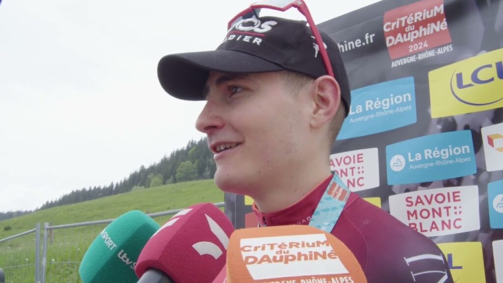 Carlos Rodríguez - Interview at the finish - Stage 8 - Critérium du Dauphiné 2024
