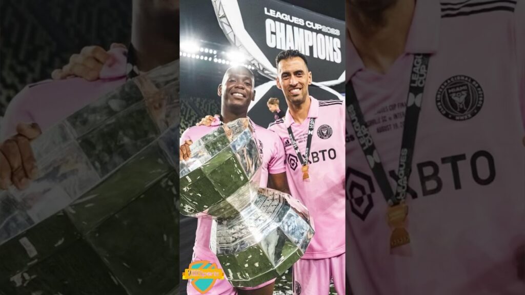 Kamal Miller on Being Teammates with Lionel Messi, Alba, and Busquets #intermiami #vibe105 #shorts