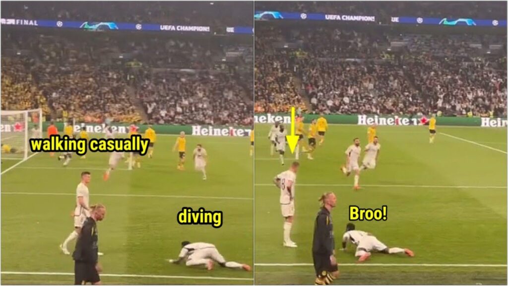 Toni Kroos and Vinicius Jr's different reactions after Dani Carvajal's goal ☺