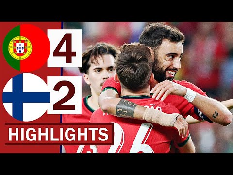 🔴Portugal vs Finland (4-2) HIGHLIGHTS: Bruno 2x, Dias & Jota GOALS!