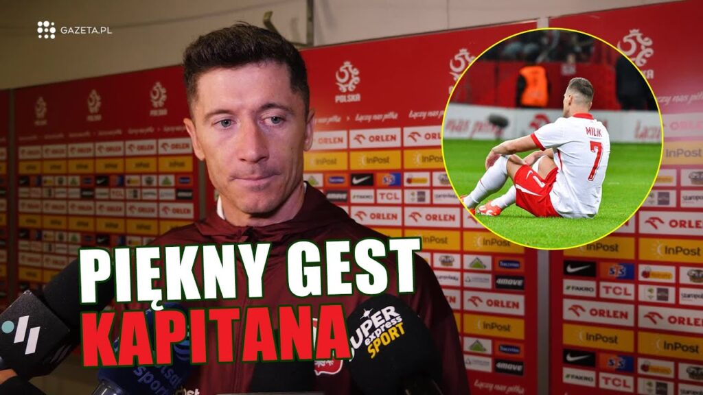 Robert Lewandowski zszedł z Milikiem do szatni! Teraz ujawnia