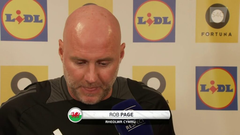 Rob Page | Slofacia 4-0 Cymru | Gêm gyfeillgar ryngwladol