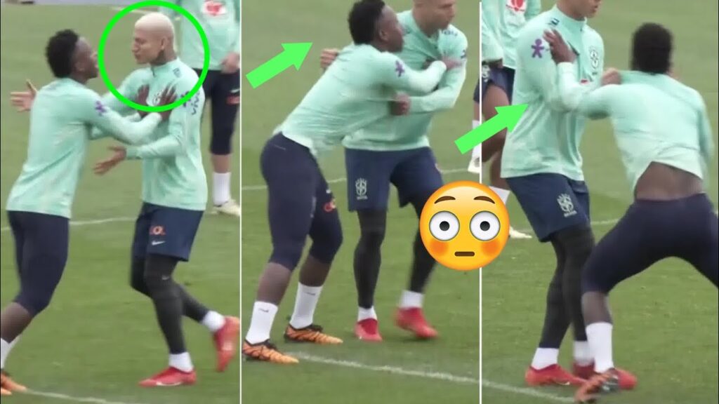 Vinicius Junior fighting? 😳