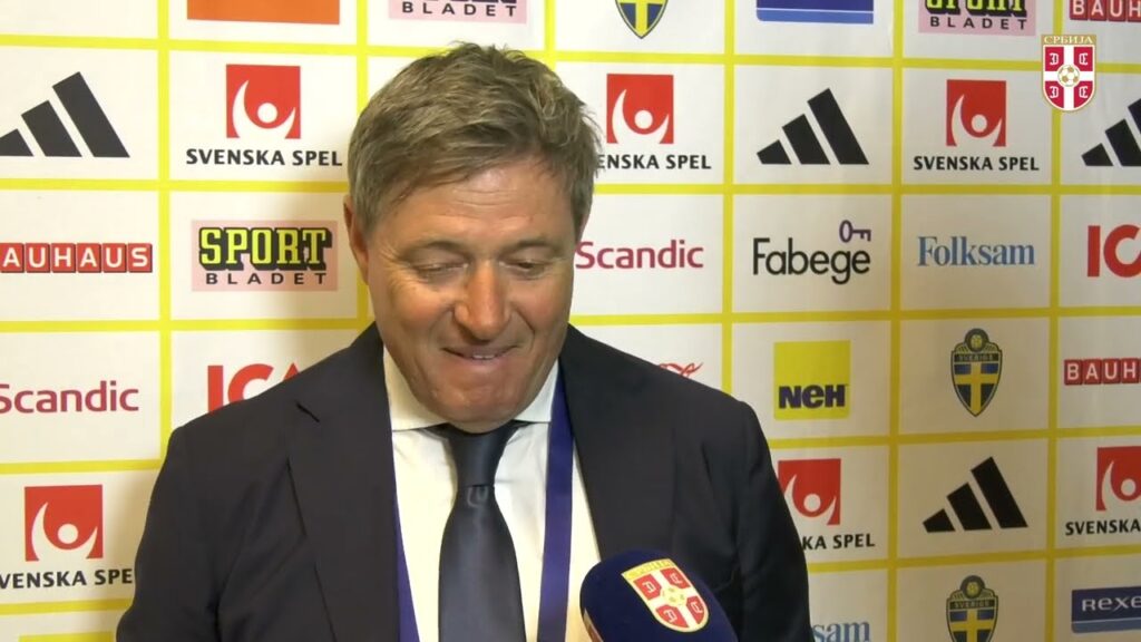 Selektor Dragan Stojković | Švedska - Srbija 0:3 | Stokholm, 8. 6. 2024.