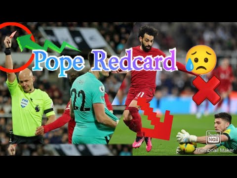 Nick Pope crazy Redcard vs Liverpool | After handball outside the box !!!