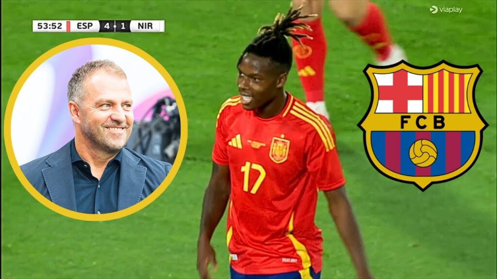 Nico Williams vs Northern Ireland | Hans Flick Wants him! | BARCELONA TARGET 🎯🔵🔴