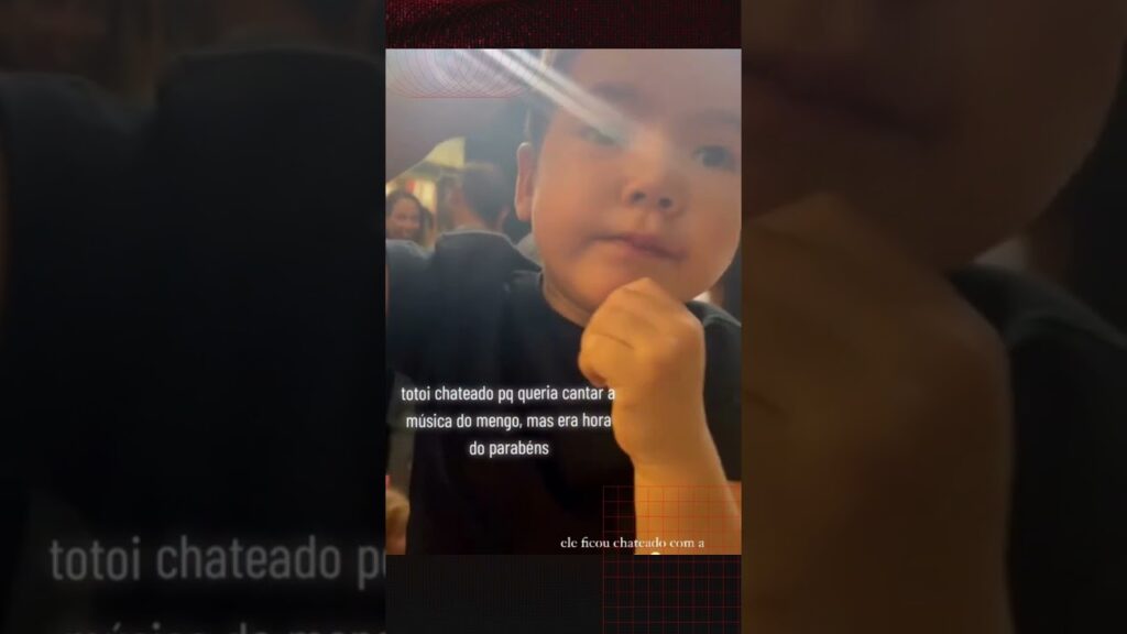 Totoi filho deo Éverton Ribeiro mostra como é pensar no Flamengo 24h por dia #shorts