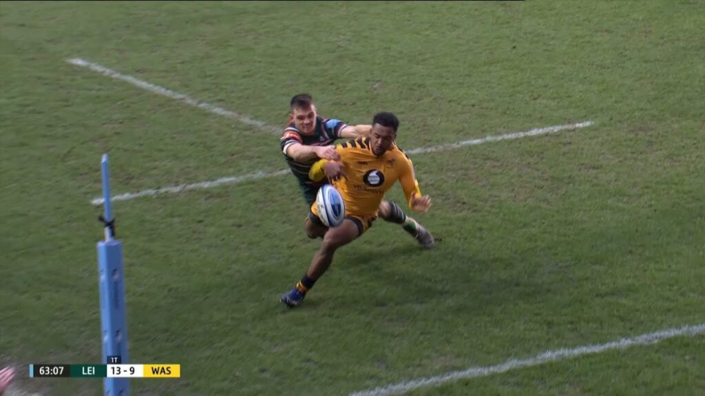Ben White’s try-saver at Welford Road